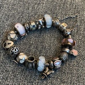 Authentic pandora bracelet all charms are pandora